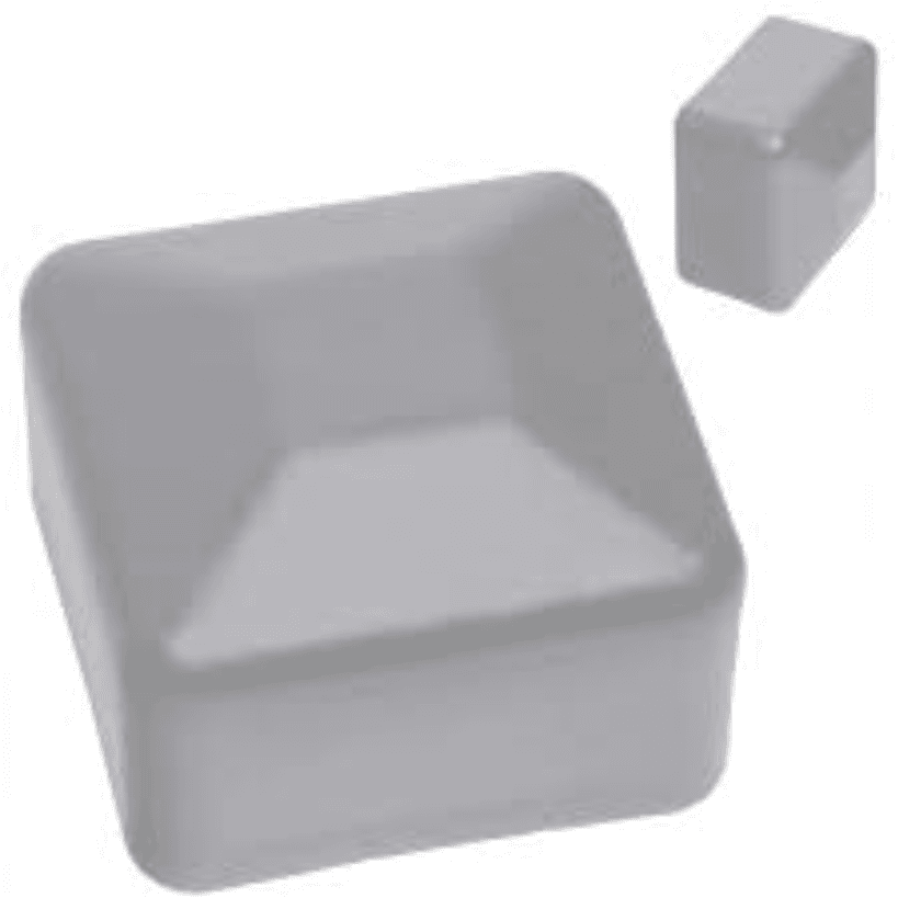 Aliuminio profilio kamštukas (40x40)